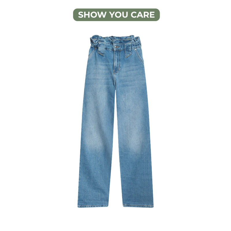 Spodnie, damskie spodnie, spodnie jeansowe, jeansy, niebieskie spodnie, Eco, Orsay