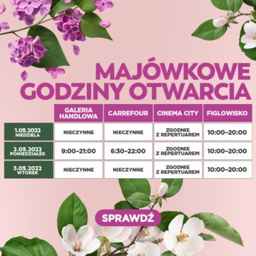 Funkcjonowanie Centrum w Majówkę