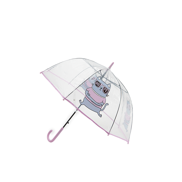 Reserved Kids - Transparentny parasol z nadrukiem