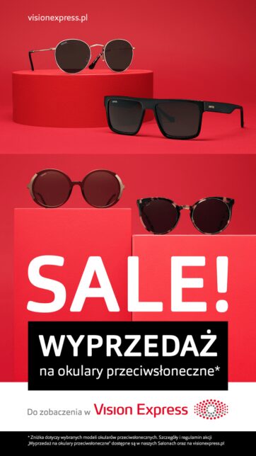 WIELKA WYPRZEDAŻ OKULARÓW PRZECIWSŁONECZNYCH*