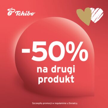 Zakochaj się w Tchibo. Rabat 50% na drugi produkt!