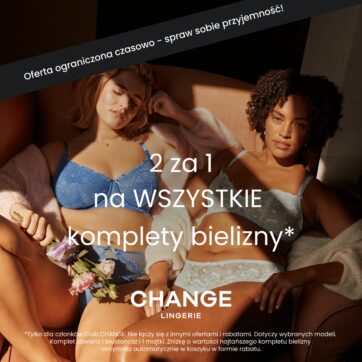 2 za 1 NA WSZYSTKIE komplety bielizny