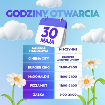 Funkcjonowanie Centrum w Boże Ciało