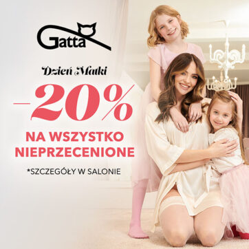 – 20% z okazji Dnia Mamy oraz Dnia Dziecka