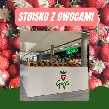 Stoisko z owocami sezonowymi