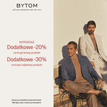 Dodatkowe -20% na drugą, -30% na trzecią sztukę