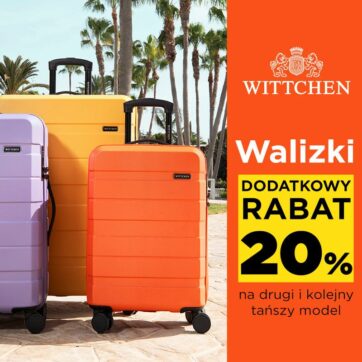 Dodatkowy rabat na walizki w WITTCHEN