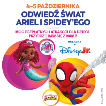 Odwiedź świat Ariel oraz Spidey’ego i baw się z Disney Junior!