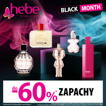 Teraz w Hebe zapachy do -60% taniej!