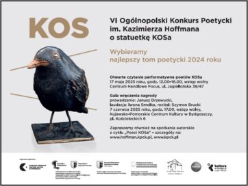 KOS – poezja w przestrzeni miasta! Kolejna wspólna akcja z MCK!